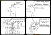 #5 Hmm... I finally made it into the comic world, where anything is possible. I'm taking control of everything. The potion of immortality must be somewhere here as well. Dungeon Soup Fan Art by Hacking Fun