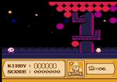 KIRBY: 000000 SCORE: 0000000 x06 NORMAL