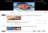 10:03 A .5GW 364 ARGENTINA WORLD CUP SONG 2h Reply 3,413 comments = View 57 replies ✓ Caleb Jones C Q ☑ 2,055 who want argentina to win the world cup ALL of US 2h Reply D Dylan Lemus Bro thats just you 2h Reply View 70 replies the song doesn't even like itself Add comment... ☑ 180 508 @