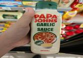 ANDOLANES PAPA JOHNS GARLIC SAUCE SPECIAL DIPPING SAUCE GARLIC NET WT. 14 02 (3986) 6