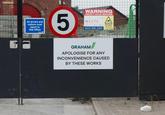All drivers and visitors must report to Site Office 5 WARNING PRIORITY POLICE RESPONSE wcctv WIRCLETE CCTV 0115 850 2103 Monitored by CCTV GRAHAM APOLOGISE FOR ANY INCONVENIENCE CAUSED BY THESE WORKS