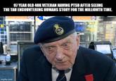 97 YEAR OLD 40K VETERAN HAVING PTSD AFTER SEEING THE TAU ENCOUNTERING HUMANS STORY FOR THE MILLIONTH TIME. imgflip.com
