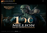 Larian Studios @larianstudios you are modding naturals X.. Baldur's Gate 10c MILLION MOD DOWNLOADS 11:00 AM ⚫ Jan 14, 2025 · 26.5K Views
