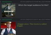 Anonymous TOM CRUISE 07/31/26(Fri)13:19:46 No.222199298 Who's the target audience for this? DIGGER ALEJANDRO G. INARRITU ONLY THEATERSKO / גרF IDO Anonymous 07/31/26(Fri)13:23:51 No.222199362 >Digger anon. The movie is called Digger.