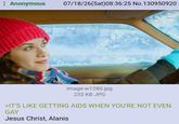 Anonymous 07/18/26(Sat) 08:36:25 No.130950920 image-w1280.jpg 233 KB JPG >IT'S LIKE GETTING AIDS WHEN YOU'RE NOT EVEN GAY Jesus Christ, Alanis