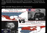 The 2028 Democratic Primary: "Kamala is a girl boss but Gavin Newsom is just soo00 hot" The 2028 Republican Primary: Tōseiha Faction 'Monroe Faction' Rubio's Strike South Doctrine UNITED STATES REVERE THE MEXICO EXECUTIVE ESTROY THE LEGISLATIVE CUBA BELIZE JAMAICA HAIT DOMINICAN REPUBLIC PUERTO RICO VSKō Kōdōha Faction 'Presidential Way' Vance's Strike North Doctrine CANADA UNITED STATES