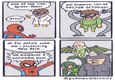 لمى end of the line, Spider-Man! not anymore, call me DOCTOR OCTOPUS! Otto? 22 oh for pete's sake... am i protecting New York... M OR RUNNING A GODDAMN ZOO! @pudinawalacomics