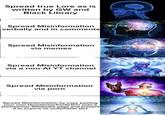 Spread true Lore as is written by GW and Black Library Spread Misinformation verbally and in comments Spread Misinformation via memes Spread Misinformation via a non-AI YT channel Spread Misinformation via p--- Spread Misinformation by copy pasting your own Homebrew/Fanfiction onto a warhammer Wikipedia page and present it to anyone as undeniable fact