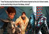 "I know They keep saying they foresee we will find someone important out here, but I do have to wonder.. Just who would be hiding in this part of the Webway.. And why?" u/Timmeh1020
