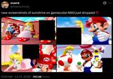 evan☆ @mariocircuit_ new screenshots of sunshine on gamecube NSO just dropped !! M 5:06 AM · Jul 31, 2026 - 707.3K Views