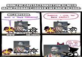HOW THE CAPITAL TRANSITION OF MEIJI JAPAN PROBABLY LOOKED LIKE BACK IN 1868: MY EMPEROR, WHO IS YOUR FAVORITE? SWEETIE, I LOVE YOU BOTH EQUALLY KYOTO imgflip.com MEIJI MEIJIP EDO (TOKYO) ITS YOU... AND BY A LOT. SK_RAFO