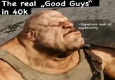 The real „Good Guys" in 40k -Signature look of superiority