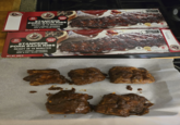 BOUCH SELECT 16% MEAT PROTEIN STAMPEDE TEXAS BBQ PORK BACK RIBS READY IN 10 MINUTES FULLY COOKED/SEASONED HEAT & EAT/SLOW COOKED NET WT. 680 G UTCHER'S 16% MEAT PROTEIN SELECTION UBOUCHE DUT STAMPEDE TEXAS BBQ PORK BACK RIBS READY IN 10 MINUTES FULLY COOKED/SEASONED HEAT & EAT/SLOW COOKED NET WT. 680 G OWNED Em SUGGESTED S Heat&Serve Keen Bed High in/Elevé en Sat fat/Gras sat. Sugars/Sucres Sodium Em SUGGESTED SERVING Heat&Serve Keep Refrigerated