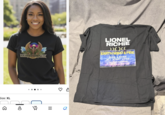 EARTH WIND&FIRE LIONEL RICHIE DOC EARTH WIND & FIRE SING A SONG ALL NIGHT LONG THE TOUR CONTINUES Size: XL G 8 00 9): ♡ 1 = a