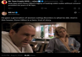 Mr. Teen Crypto 2015- e/acc >>> @elonconomy - 14h How dare you? Perez Hilton's legacy of leaking celeb nudes without consent provided me years of W faps. 1 118 Il 12K Bill Ari @ImBillRay He gave a generation of women eating disorders is what he did. And in this house, Perez Hilton is a hero. End of story. 9:29 PM - Aug 4, 2026 -16.2K Views