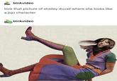 binkvideo love that picture of shelley duvall where she looks like a jojo character binkvideo