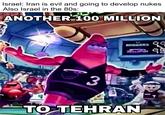 Israel: Iran is evil and going to develop nukes Also Israel in the 80s: ANOTHER 100 MILLION N------ S ร้าน 18 3 5 TO TEHRAN