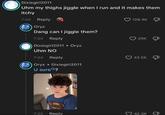 A viral thread of comments on TikTok.