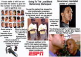 A mom walks in with her son and tells the barber to give him the number 16 (He didn't even want to get that one) 14 10 11 12 Going To The Local Black Barbershop Starterpack You get the barber that shares the most problematic conspiracy theories, but your hairline is already in his hands, so all you can say is "Damn, that's crazy" 100x Either the best cut Government mandated Only 3 out of 8 chairs are actually being used poster of Ludacris You forcing yourself to avoid eye-contact with the trash barber with the dirty clippers that said "Who's next?" Avoid going to one on a Saturday if you got somewhere to be you've ever got or you gotta wear a hat/durag everywhere for atleast 2 weeks Atleast one barber is always using his Bluetooth Earpiece to talk with somebody mid-cut TV always switched on to ESPN (Get ready to witness a very loud argument about NBA players with the most trash takes in existence) ESPA
