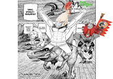AN YAY, DINO- SAURS! CHAPT THE GLAMOUR BOY'S, COURTSHIP WON'T THEY BITE US?! IS THIS SAFE?! YUKINOBU TATSU TRANSLATION: KUMAR SIVASUBRAMANIAN LETTERING KYLA AIKO ભારતી WHOA!