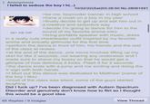 Anonymous I failed to seduce the boy I h(...) 481 KB GIF 10/22/22(Sat)03:28:50 No.28081491 >be me, boymoder tranner in high school >have a crush on a boy in my year >finally decide to girl up and ask him out in a creative and seductive way >decide I'm going to dance for him to the sound of my favorite anime intro >bring portable speaker with music, dress in a really cute cheerleader outfit inspired by my favorite anime and actually girlmode for the first time >perform the dance in front of him, his friends and the rest of the class at recess >at the end of the dance, one move involves lifting up my skirt for like 2 seconds, not wearing any underwear and I made sure to shave my bussy so that he would get a glimpse of how delicious it looks. Flash it for 2 seconds >the dance ends with a jump and me smiling and doing the V sign with both hands >I blurt out 'this dance was dedicated to Matthew' (name of the boy I like) >most of the class was silent, some of the guys started laughing Did I f--- up? I've been diagnosed with Autism Spectrum Disorder and genuinely don't know how to flirt so I thought this would be a good idea 65 Replies / 9 Images View Thread