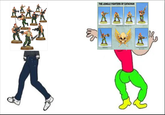 THE JUNGLE FIGHTERS OF CATACHAN JUNGLE FIGHTERS WITH LASGUNS SERGEANT JUNGLE FIGHTER WITH MELTAGUN аз