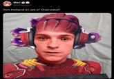 Mari @udonmarii Tom Holland on set of 'Overwatch' Udonmari