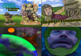 I am so glad I was chosen to be guarding this peaceful planet I'M GONNA BROWN. ack- ...what? IM SHITTZINGGGGG