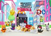 HELLO KITTY AND FRIENDS GODZILLA 1% Low Fat Milk VITAMINA & D