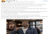 Rob Moore 2nd Empowering you to Make, Manage & Multiply More Money | ... 1h. Ordered my usual 4-shot espresso & was hit with a £4.60 bill + Follow I pointed out that as a Gold member, extra shots are free for me, making it £2.40 The barista's response? "We know you, you're rich, why do you even care?" I explained quickly what compound interest was "Do you know how much saving £2.20 three times a day over 30 years adds up to?" She shrugged: "Not a lot for a guy like you." So I quickly ran the numbers on my iPhone right in front of her: £6.60 a day (£2.20 x 3), 7 days a week, over 30 years, invested at an 8% compounded return Can you guess the final total? Her face completely dropped when I showed her the screen: £281,000+ A few pounds a day cut from daily habits like coffee, takeout, & unused subscriptions can turn a basic income into wealth over 30 years You won't manage more money until you learn to master what you already have COSTA Mocha Italia in lod & COSTA