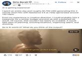 Sirio Berati • 3rd+ Founder & CEO @ Enhancor.ai 3d + Follow A... ✓ Al is getting expensive! I spent an entire day and roughly $1,700 USD generating this 2 minute short film with Seedance 2.5 at 720p (generated around 130 clips) From my experience in creative direction, I could probably hire a freelancer for a similar budget and end up with a polished 4K result. Of course, that wouldn't be nearly as scalable. It would take days of planning, scouting locations, organizing talent, and shooting. So is Al worth it? What do you think of the output? ooh it's pretty perfect actually 17697 21 02:10 CCO