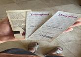 THIS PASSPORT GOOD ONLY DURING DISNEYLAND PARK REGULAR OPERATING HOURS AND IS NOT SUBJECT TO REFUND. MULTIDAY PASSPORTS MUST BE USED BY THE SAME PERSON ON ALL DAYS TO BE VALID. Disneyland If you are leaving Disneyland and plan return the same day, please have your ha stamped as you exit and present this tick upon re-entry. GOOD ONLY ON D VALIDATED AT DISNE MAIN ENTRANCE The Walt Disney Company ONE DAY C PASSP GOOD FOR ROHISSI AND UN [MITED US EXCEPT MK ·® Disneyland. ONE DAY PASSPORT Gone FOP BOHLSSI TO DISNEYLAND AND UNLIMITED USE OF ATTRACTIONS EXCEPT AREROES MKC MEMBER $25.50 AY 301991 1910011800301022913026150 191001180