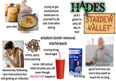 trying to get work/school bathroom to pick 1 yourself to do game to HADES STARDEW your diet salt rinse after eating play all day in VALLEY bed wisdom tooth removal starterpack craving straw Walgreens mmm, spicy clove packing obsessively following care instructions but still getting an infection beverages nurse (idk actual title) brushes you off even though [REDACTED] happens MOUTH & JAW Gel Wrap Adjustable .Cold therapy to reduce swelling & inflammation Specially designed for mouth & jaw discomfort Reusable •Comfortable material with gentle compression Softly molds to fit facial contours without sharp edges 1 WRAP NEW HOT/COLD THERAPY good lord how can this thing one's face swell so much for so long