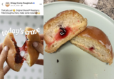 Krispy Kreme Krispy Kreme Doughnuts Jun 24, 2025. That jelly pull Original GlazedⓇ Raspberry Filled Doughnut fans, make some noise! today's crave ...