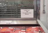 21927 LEAN GROUND BE 8.99 TYLER Limit of 15 People in the Meat