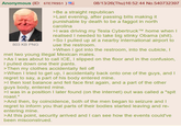 Anonymous (ID: 6TE7R9S1 ) 803 KB PNG 08/13/26(Thu)16:52:44 No.540732397 >Be a straight republican >Last evening, after passing bills making it punishable by death to be a f----- in north carolina >I was driving my Tesla Cybertruck™ home when I realised I needed to take big stinky Obama (s---). >So I pulled up at a nearby international airport to use the restroom. >When I got into the restroom, into the cubicle, I met two young illegal Mexican males. >As I was about to call ICE, I slipped on the floor and in the confusion, I pulled down one their pants. >Then my clothes accidentally fell off >When I tried to get up, I accidentally back onto one of the guys, and I regret to say, a part of his body entered mine. >I then lost balance and fell face first again, and a part of the other guys body, entered mine. >I was in a position I later found (on the internet) out was called a "spit roast." >And then, by coincidence, both of the men began to seizure and I regret to inform you that parts of their bodies started leaving and re- entering mine. >At this point, security arrived and I can see how the events could've been misconstrued.