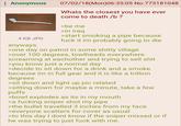: Anonymous 07/02/18(Mon)06:35:05 No.773181048 Whats the closest you have ever come to death /b? >be me >in iraq 4 KB JPG >start smoking a pipe because f--- it im probably going to die anyways. >one day on patrol in some s----- village >over 100 degrees, towlheads everywhere screaming at eachother and trying to sell s--- >you know just a normal day >decide to sit down for a drink and a smoke because im in full gear and it is like a trillion degrees >sit down and light up pic related >sitting down for maybe a minute, take a few puffs >bowl explodes as its in my mouth >a f------ sniper shot my pipe >the bullet travelled 3 inches from my face >everyone scatters for cover as usual >to this day I dont know if the sniper missed or if he was trying to just f--- with me.