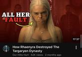 ALL HER FAULT How Rhaenyra Destroyed The Targaryen Dynasty Our Hilts Hurt 52K views • 2 months ago . 17:37