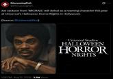 4 DiscussingFish @DiscussingFish Joe Jackson from 'MICHAEL' will debut as a roaming character this year at Universal's Halloween Horror Nights in Hollywood. (Source: @UniversalPics) 1:26 PM - Aug 12, 2026 -3.5M Views Universal Studios HALLOWEEN HORROR NIGHTS
