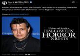 luxe ⭑#IMALEECH @freeloverevivel Julian Casablancas from 'The Strokes' will debut as a roaming character this year at Universal's Halloween Horror Nights in Hollywood. (Source: @UniversalPics) rrespo ciatio 11:29 PM - Aug 12, 2026 - 75.2K Views Universal Studios HALLOWEEN HORROR NIGHTS