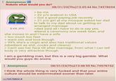Anonymous Robots what would you do? B 8 KB JPG > be me 08/31/23(Thu)13:45:44 No.74578694 > 22 y/o arabcel in USA > Got a good paying job recently > 21 y/o girl at my mosque asked her dad to talk to my dad about us getting an arranged marriage >dad said all I have to do is say yes, attend a ceremony one week later, and she moves in and I have a wife > too much too fast > want sex and love though > 99% she's a virgin and also has traditional values (obedient as s---..cooks and cleans) > Can't see her face till after marriage, from what I can tell body is very attractive though I am a gambling man, but this is a very big gamble. What would you guys do anons. : Anonymous 08/31/23(Thu)13:48:55 No.74578732 I think the whole thing is very f----- and that your entire culture should be exterminated sooner than later. >>74578804 #