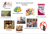 Consistent sleep Live in amazing walkable city "Why do I feel so good all the time?" Starterpack Gentle to Your System DOCTOR RECOMMENDED Slow Fe SLOW RELEASE IRON SUPPLEMENT High Pay Stable discretionary income Reading books Antipsychotics 60 Tablets Teerde effects Daily iron supplementation Supportive and trusted circle of friends