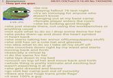 Anonymous They got me guys. 8 KB JPG >be me 08/01/23(Tue)13:16:49 No.74234296 >playing fallout 76 last night >it's an mmorpg for anyone who doesn't know >hanging out at my base camp >female player enters the room >she be looking good though >she just stands there, not using the workbenches or anything usual >not sure what to do so I drop some items for her >she picks them up and does the heart symbol >I heart back >she starts taking her armor off(unequipping stuff) >she still has on a cute hat and glasses >no idea what to do so I take all my stuff off >she crouches down right by my waist and starts moving back and forth >basically a virtual bj >I do the same for her >she lays down in my bed >crouch on top of her and move back and forth >whole thing is pretty intimate and exciting but wasn't expecting it at all >she gets dressed and leaves >go visit her camp just out of curiosity >there are four huge trans pride flags' >it was 100% a guy