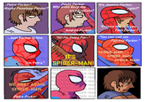 ...Petra Parker? Paula Parker. Maybe Penelope Parker? Why even keep the same initials? "It's Jessica Parker, right?" Andrea Parker. "Excuse me, are you... Pam Parker? ...Just Parker is fine. "Hi! I'm Petra Par-" "You can call me Patricia Parker. lan S--- an SPIDER-MAN! er-Man IT'S SPIDER-MAN! "I'm Petra." SPIDER-MAN! WE MEET AGAIN. SPIDER-MAN. Petra Parker. PIDER-MAN SPIDER-MA PIDE PIDER-MANER-MA PID SPIDE R-MA PID SPIDER R-MA PILSPIDER-M -MAI PIDE PIDER-MAN R-MAI RIDER PIDER-MAI SPIDER DER-MA SPIDER-MAN! Otrebet
