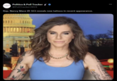 Politics & Poll Tracker @PollTracker2024 Rep. Nancy Mace (R-SC) reveals new tattoos in recent appearance. 80 STATICE 7