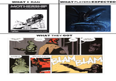 WHAT I RAN MOTHERSHIP SCI-FI HORROR RPG Tuesdat PLAYER'S SURVIVAL GUIDE WHAT PLAYERS EXPECTED WHAT THEY GOT WELL, THEY IT. IDIOTS THAT R MONKEY HEY WHAT'S THAT IN THE CORNER? HE'S GOT A GUN! 21AM BLAM
