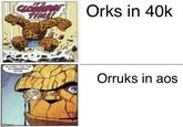 IT'S CLOBBERIN TIME! Orks in 40k MILADY, TIS THE CLOBBERING HOUR. Orruks in aos mglo.com