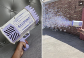 BAZOOKA BUBBLE GUN O 三回