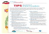 ¡Colorín. colorado! for parents of TIPS First Graders Give your child lots of opportunities to read aloud. Inspire your young reader to practice every day! The tips below offer some fun ways you can help your child become a happy and confident reader. Try a new tip each week. See what works best for your ■Don't leave home without it. child. Bring along a book or magazine any time your child has to wait, such as at a doctor's office. Always try to fit in reading! Once is not enough. Encourage your child to re-read favorite books and poems. Re-reading helps kids read more quickly and accurately. ■Dig deeper into the story. Ask your child questions about the story you've just read. Say something like, "Why do you think Clifford did that?" ■Take control of the television. It's difficult for reading to compete with TV and video games. Encourage reading as a free-time activity. ■Be patient. When your child is trying to sound out an unfamiliar word, give him or her time to do so. Remind to child to look closely at the first letter or letters of the word. ■Pick books that are at the right level. Help your child pick books that are not too difficult. The aim is to give your child lots of successful reading experiences. www.Colorin Colorado.org ■Play word games. Have your child sound out the word as you change it from mat to fat to sat; from sat to sag to sap; and from sap to sip. ■I read to you, you read to me. Take turns reading aloud at bedtime. Kids enjoy this special time with their parents ■Gently correct your young reader. When your child makes a mistake, gently point out the letters he or she overlooked or read incorrectly. Many beginning readers will guess wildly at a word based on its first letter. ■■■Talk, talk, talk! Talk with your child every day about school and things going on around the house. Sprinkle some interesting words into the conversation, and build on words you've talked about in the past. ■Write, write, write! Ask your child to help you write out the grocery list, a thank you note to Grandma, or to keep a journal of special things that happen at home. When writing, encourage your child to use the letter and sound patterns he is learning at school. Practical, research-based information on how to help English language learners read...and succeed! READING- rockets aft WETA A Union of Professionals American Federation of Teachers, AFL-CIO