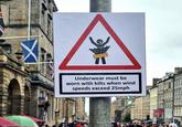 CENSORED Underwear must be worn with kilts when wind speeds exceed 25mph